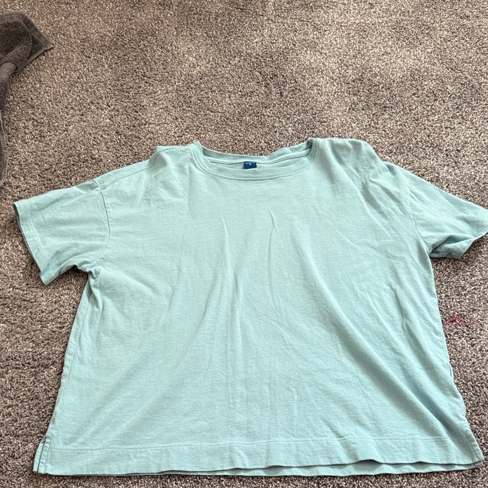 Old Navy Light Green Short Sleeve Tee